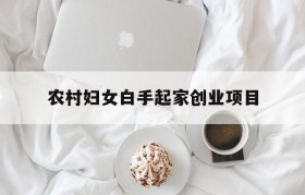 包含农村妇女白手起家创业项目的词条