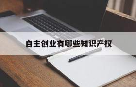 自主创业有哪些知识产权(什么是自主知识产权为什么要自主创新)