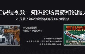 短视频创业干货知识分享热门的简单介绍